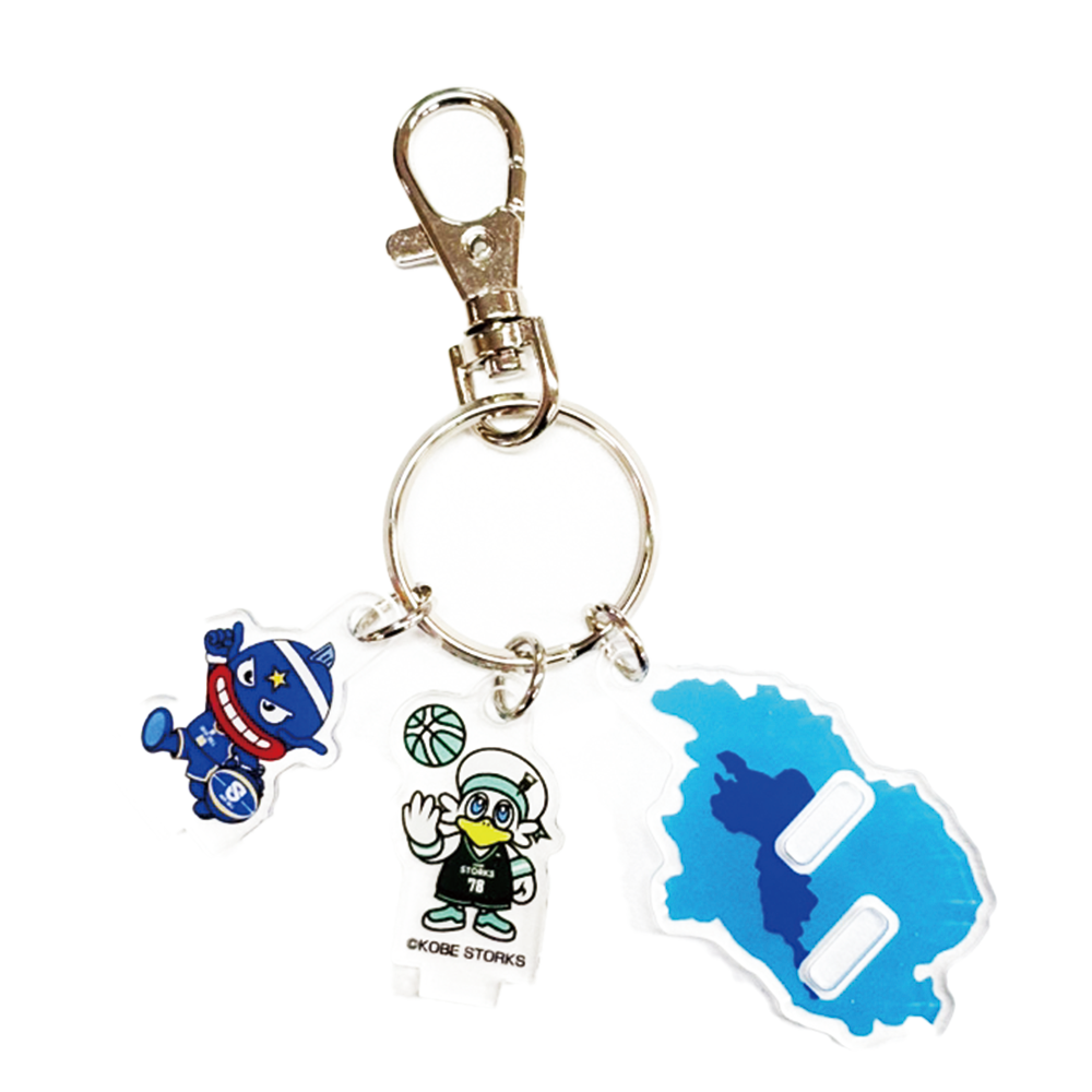 【AWAYコラボ】マスコットコラボ3連アクリルキーホルダー(ストーキー&マグニー)