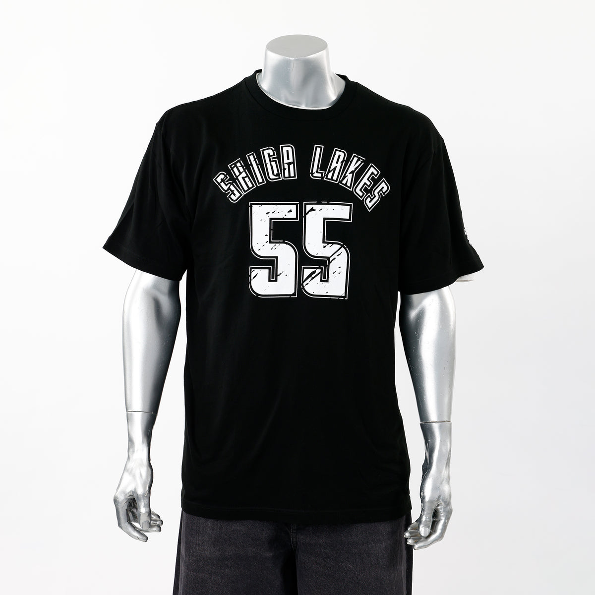 #55 カスレプリントコットンTシャツ