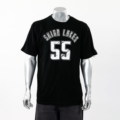 #55 カスレプリントコットンTシャツ
