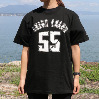 #55 カスレプリントコットンTシャツ