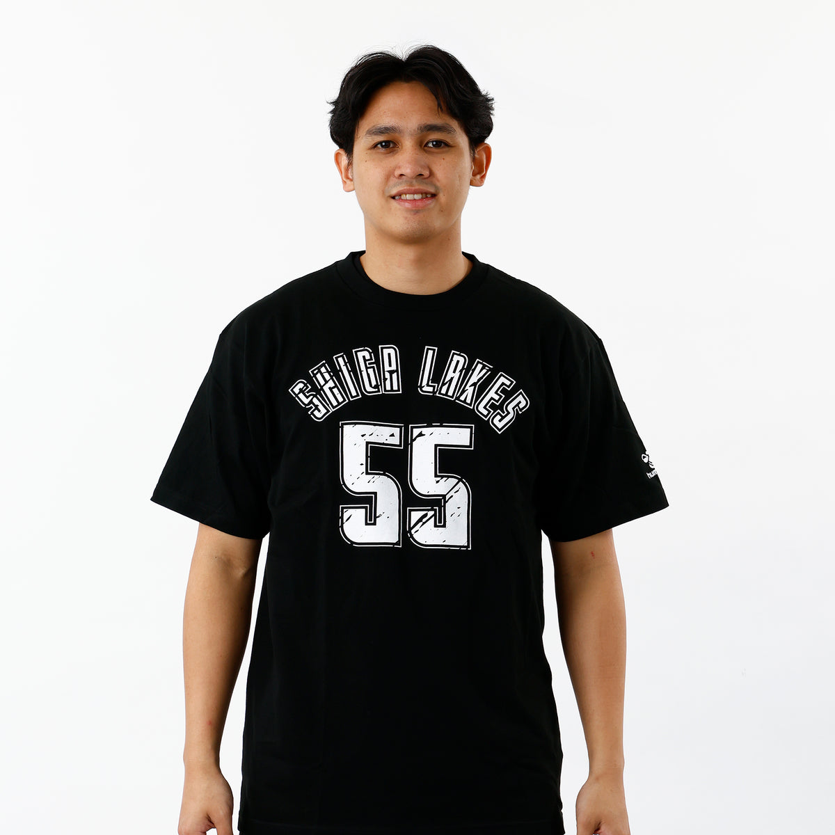 #55 カスレプリントコットンTシャツ