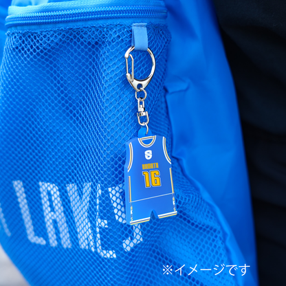 2026-27 ユニフォーム型 クリアラバーキーホルダー