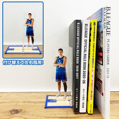 選手 アクリルブックエンド