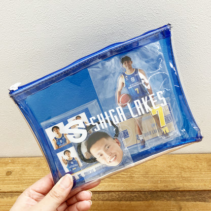 レイクス ビニールフラットポーチ