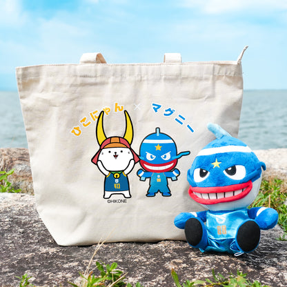 【ひこにゃんコラボ】ファスナー付きキャンバストートバッグ