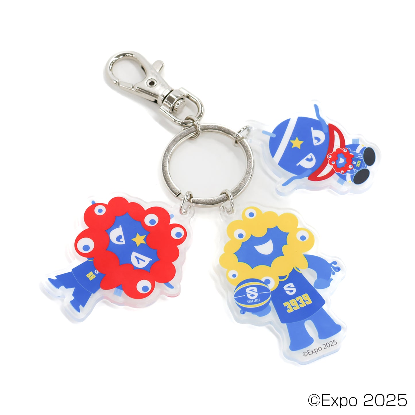 EXPO2025 【滋賀レイクス】ミャクミャク コラボ 3連アクリルキーホルダー