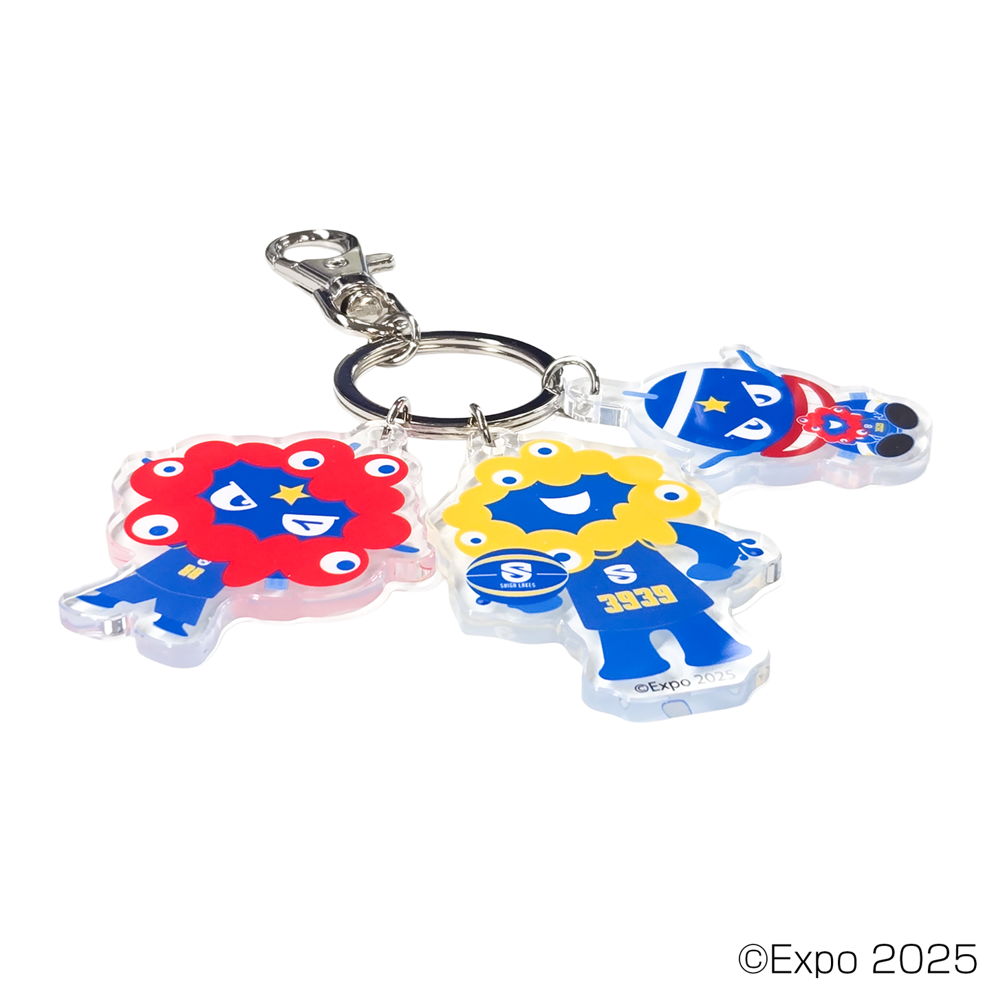 EXPO2025 【滋賀レイクス】ミャクミャク コラボ 3連アクリルキーホルダー